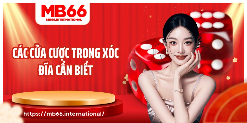 Các cửa cược trong xóc đĩa cần biết