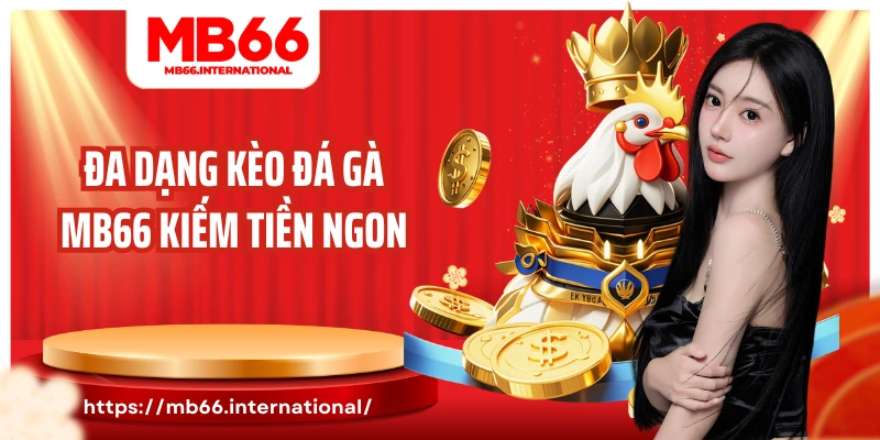 Đa dạng kèo đá gà MB66 kiếm tiền ngon
