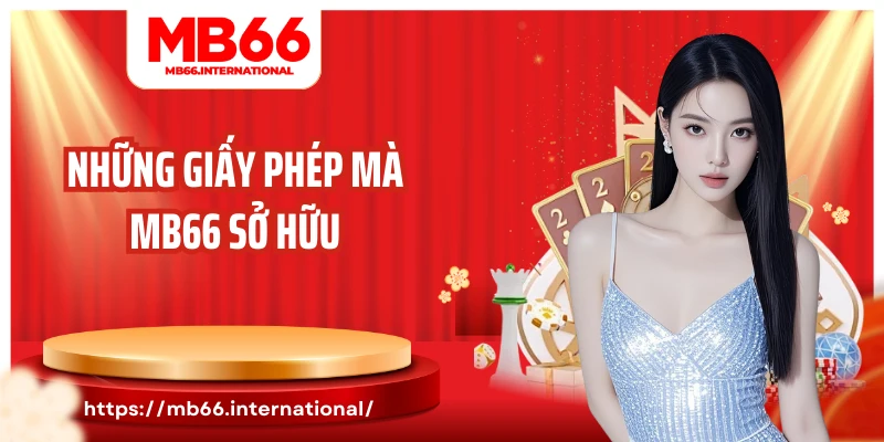 Những giấy phép mà MB66 sở hữu